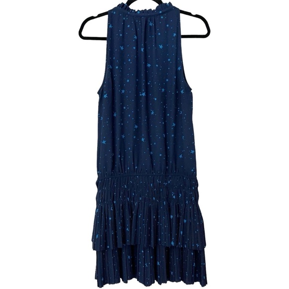 Current Air Cara Sleeveless Pleated Mini Dress Star Print - Picture 4 of 7